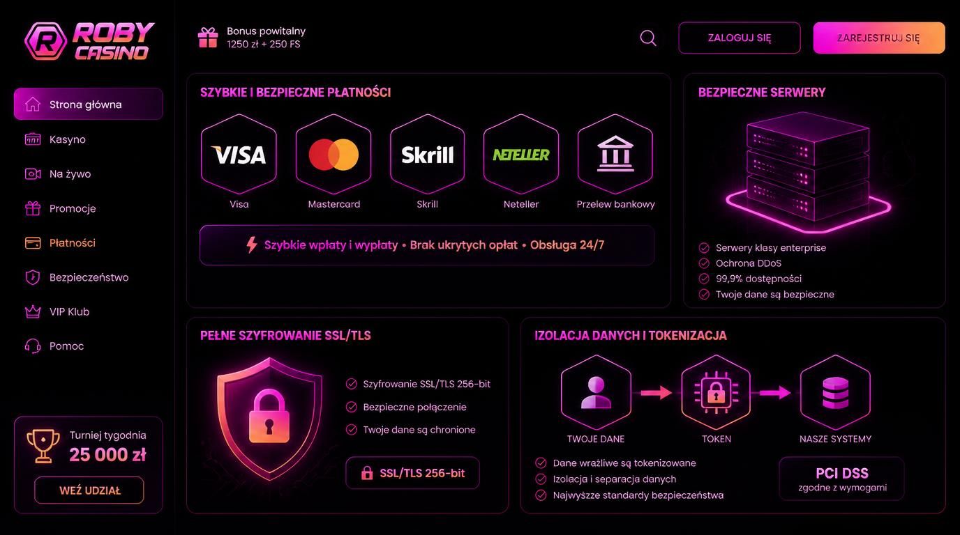 Różne metody wpłat oraz ochrona transmisji danych